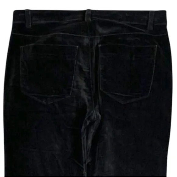 TALBOTS Stretch Velveteen straight pants in Classic Black Size 4–FALL STAPLE!!! - Picture 5 of 11